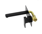 AGUZZO Terrus Wall Mounted Mixer and Spout - Matte Black