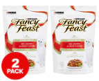 2 x Fancy Feast Classic Dry Cat Food Beef, Salmon & Cheese 450g