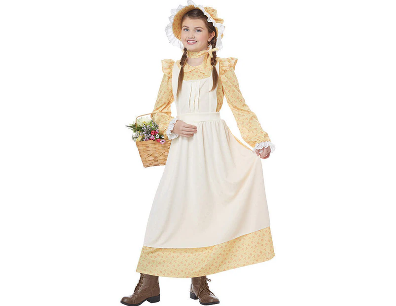 Prairie Pioneer Girls Costume