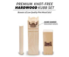 Regulation Size Premium Hardwood Kubb - The Viking Clash
