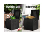 Gardeon Outdoor Storage Box 195L Bench Seat Garden Deck Toy Tool Sheds