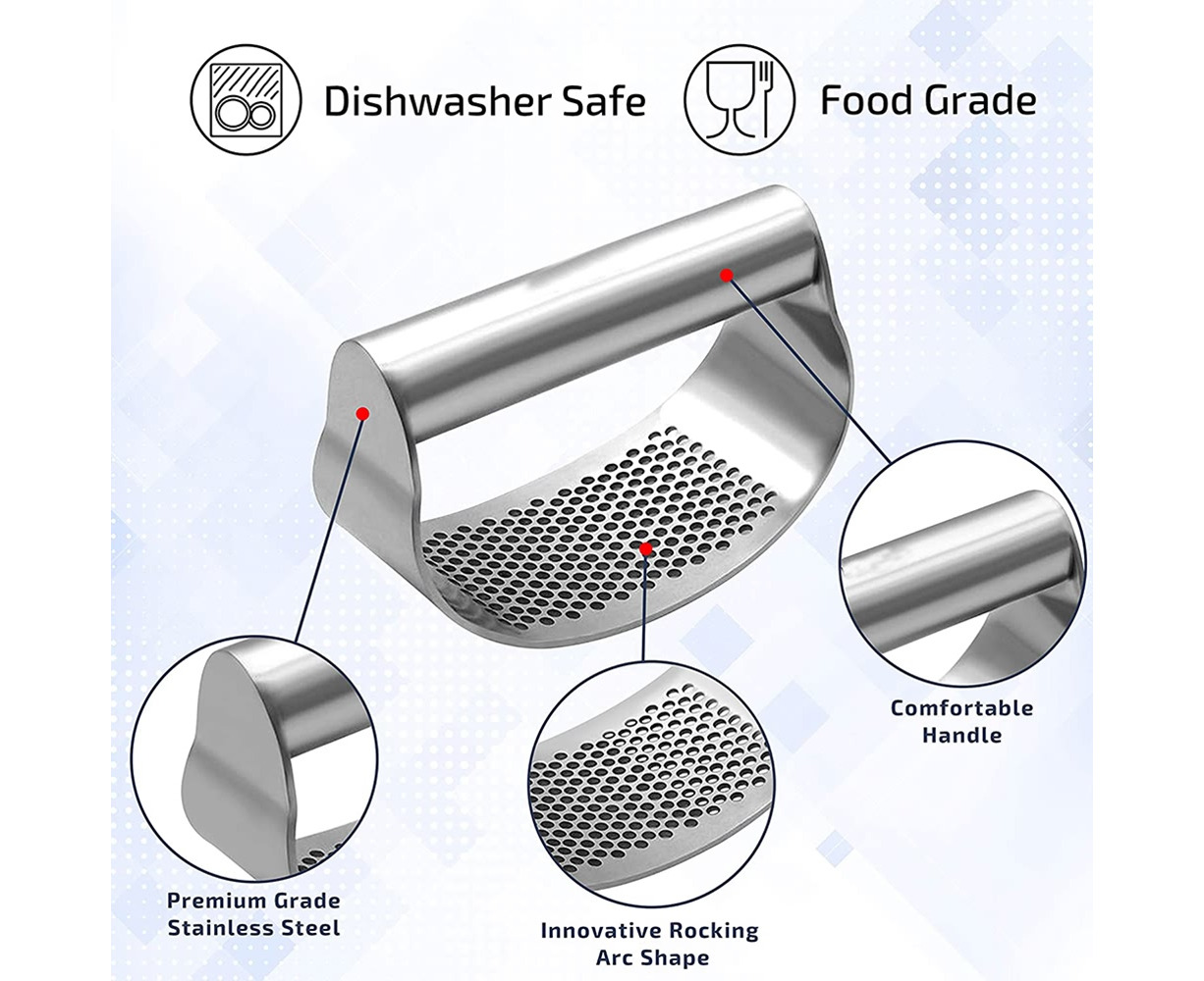 Joseph Joseph Rocker Garlic Press, Mincer And Crusher - Steel : Target