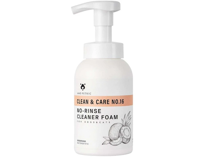 No-rinse Cleaner Foam for Dogs & Cats