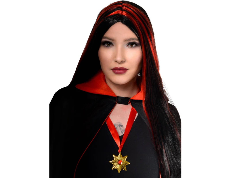 Dracula Gold Star Medallion Halloween Costume Accessory