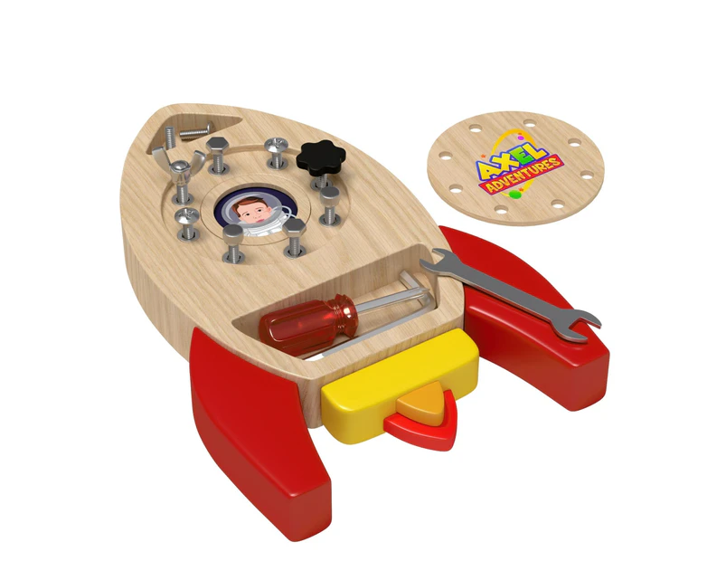 Montessori Screwdriver Board Set, Kids Busy Board Toy