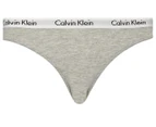 Calvin Klein Women's Carousel Bikini Briefs 3-Pack - Denim/Grey Heather/Light Pink