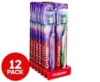 12 x Colgate ZigZag Toothbrushes Medium - Assorted Colours 1