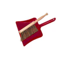 Kids Dustpan Set With Brush (Red)