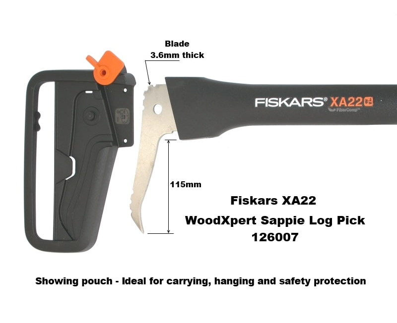 Fiskars XA22 WoodXpert Sappie Log Pick Pickaroon Hookaroon 725mm