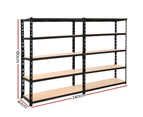 Giantz 2.4Mx1.8M Garage Shelving Warehouse Rack Pallet Racking Storage Shelve