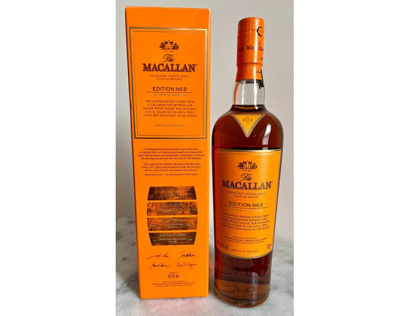 The Macallan edition No. 2 Single Malt Scotch Whisky 700ml