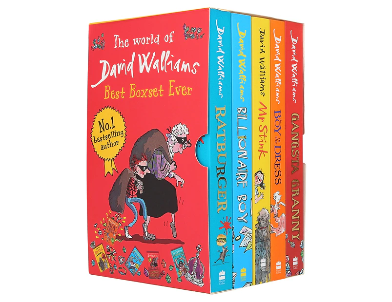 The World of David Walliams Best Boxset Ever 5-Book Collection