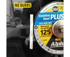 Alpha Xtra Stainless Plus 125 x 1.0mm Cutting Disc | 10 Pack