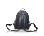 MCM Preloved Visetos Stark Leather Backpack Women Black - Designer - Pre-Loved