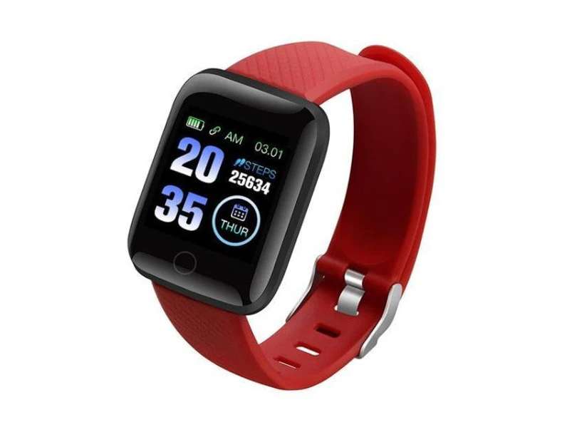 Fitbit Style Smart Watch 116+ Wristband Bracelet Band Sports Fitness Tracker