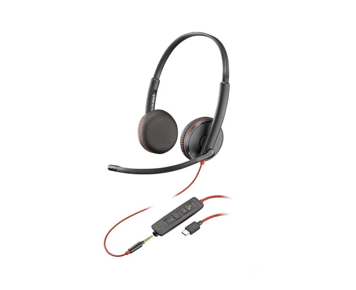 Poly Blackwire C3225 USB-C Lightweight Headset