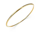 Solid Golf Bangle 2mm Gold Layered - 60