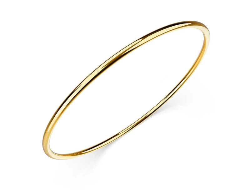 Solid Golf Bangle 2mm Gold Layered - 60