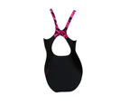 Speedo Womens Hyperboom Splice Eco Endurance+ One Piece Swimsuit (Black/Pink) - RD2524