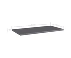 vidaXL Bookshelf Boards 4 pcs High Gloss Grey 60x30x1.5 cm Engineered Wood