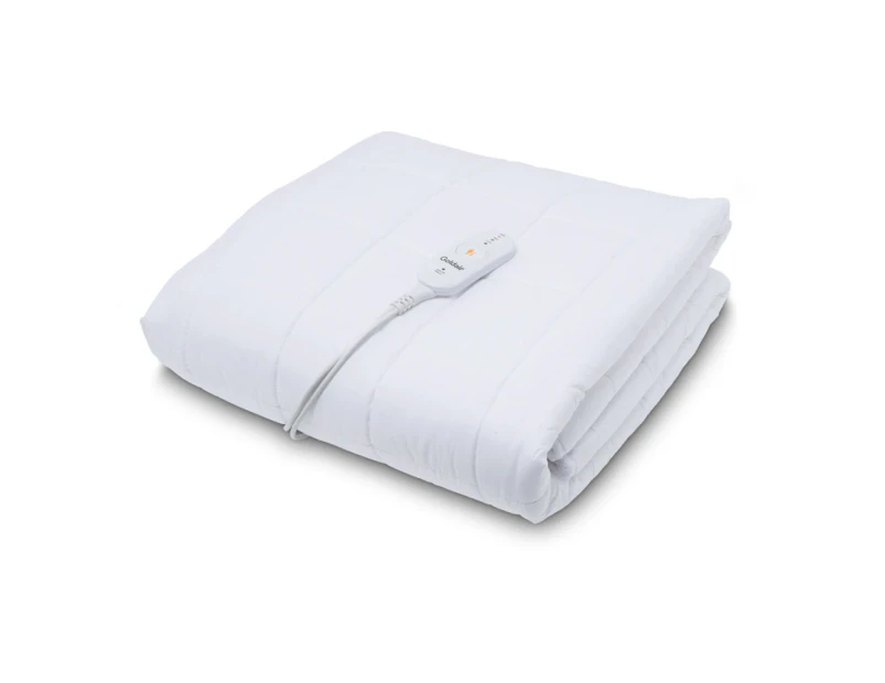 Goldair Waterproof Electric Blanket For King Single Size Bed Adjustable Heated