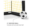 SKLZ 22in Pro Mini Soccer Indoor Sports Goal Practice Net w/Soft Soccer Ball Set