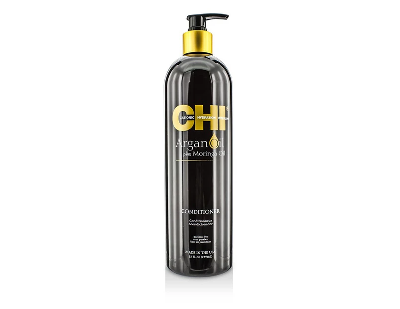 CHI Argan Oil Plus Moringa Oil Conditioner  Paraben Free 739ml/25oz