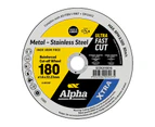 XTRA Reinforced Cut-off Wheels 180 x 1.6 mm | Alpha 25 Pack