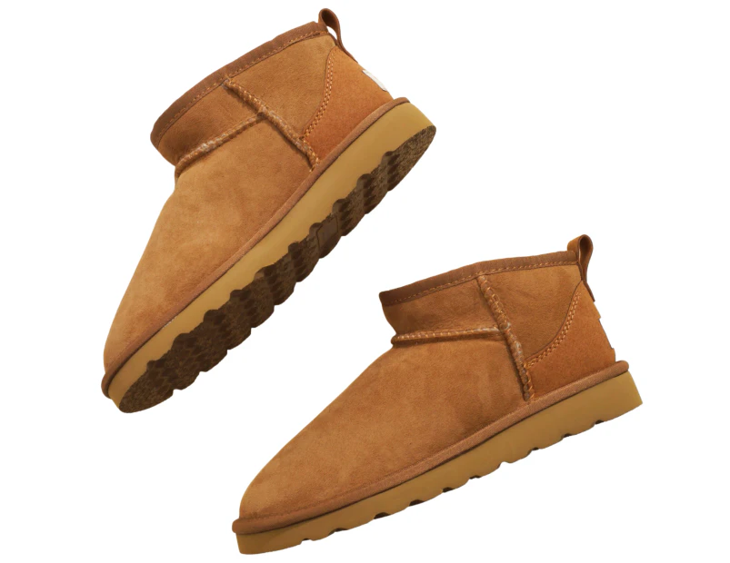 100% Australian Sheepskin UGG Ankle Boots Moccasins Slippers Shoes - Ultra Short