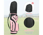 Costway Premium Ladies Golf Clubs Set Starters w/Bag 10 Pieces Alloy/Graphite Drive, Right Hand