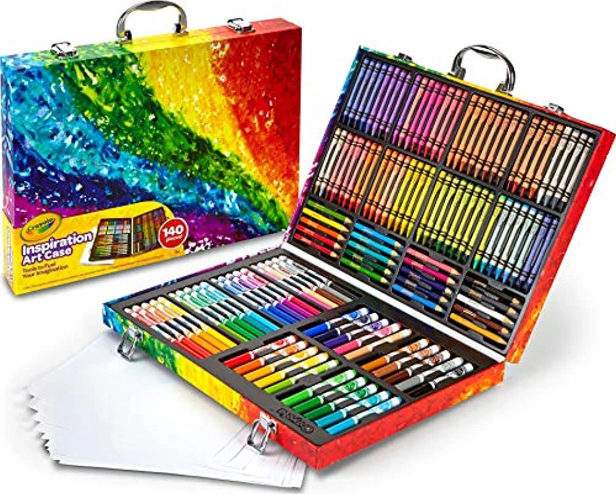 Crayola Inspiration Art Case 140 Pieces, Deluxe Set