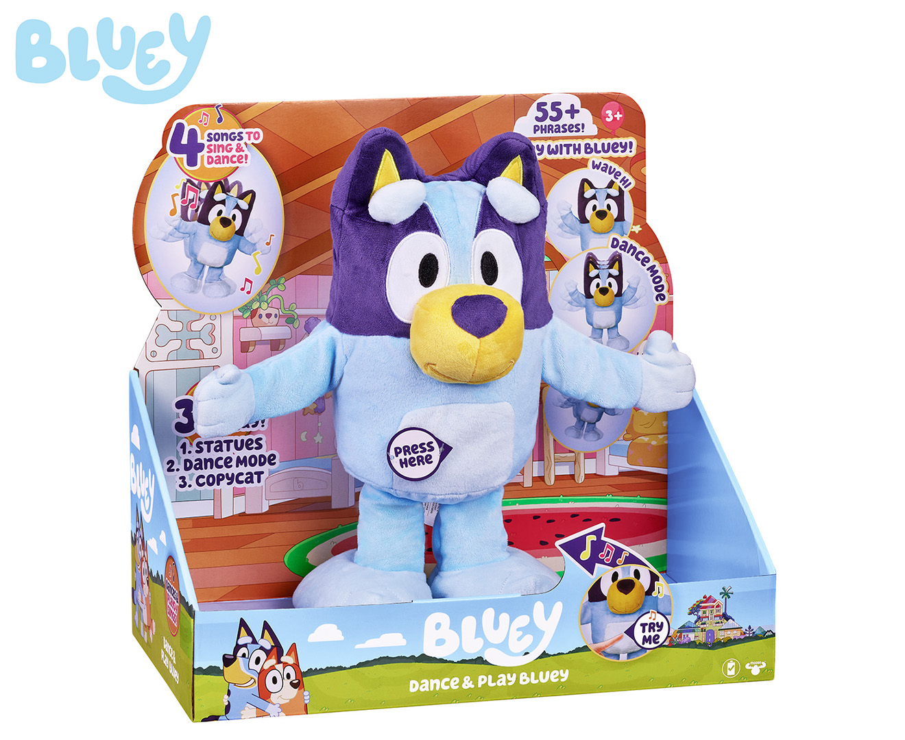 Bluey Dance and Play Plush