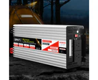 Giantz Power Inverter 3000W/6000W 12V to 240V Pure Sine Wave Camping Car Boat