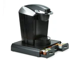 Single Serve Coffee Pod Holder,K-Cup Storage Drawer Organizer - Black