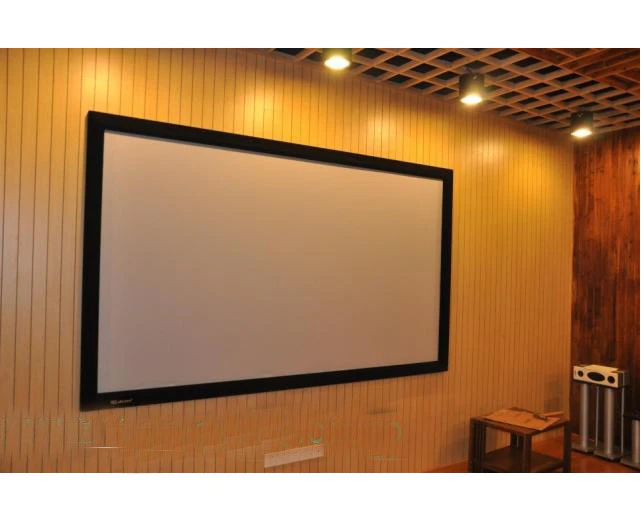 100" TV Cinema HD Projector Screen Flat Fixed Frame 16:9