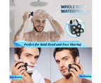 USB Rechargeable 6 Heads Bald Head Shaver Hair Trimmer Clipper