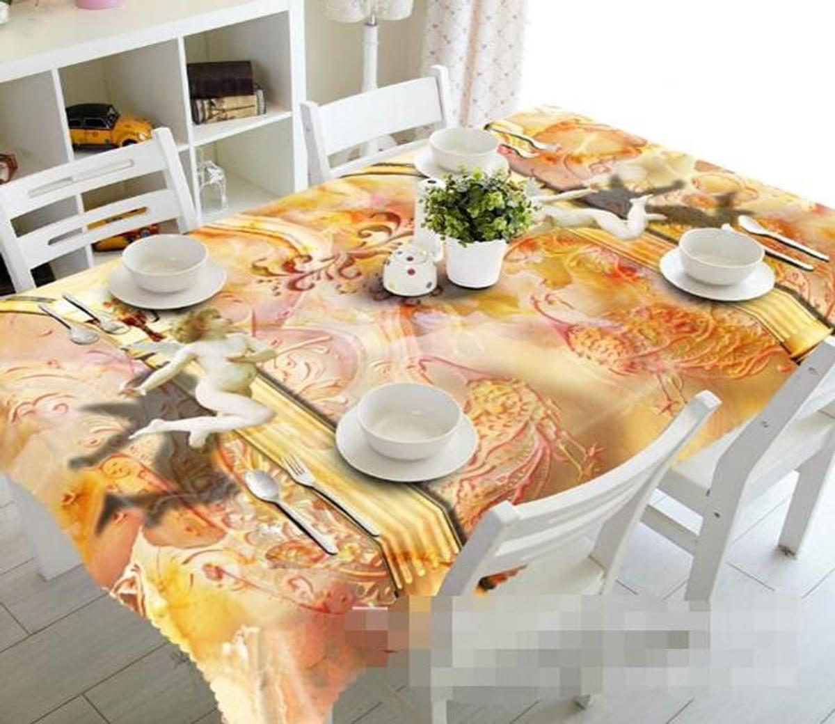 Details about   3D Circle 4009 Tablecloth Table Cover Cloth Birthday Party Event AJ WALLPAPER AU 