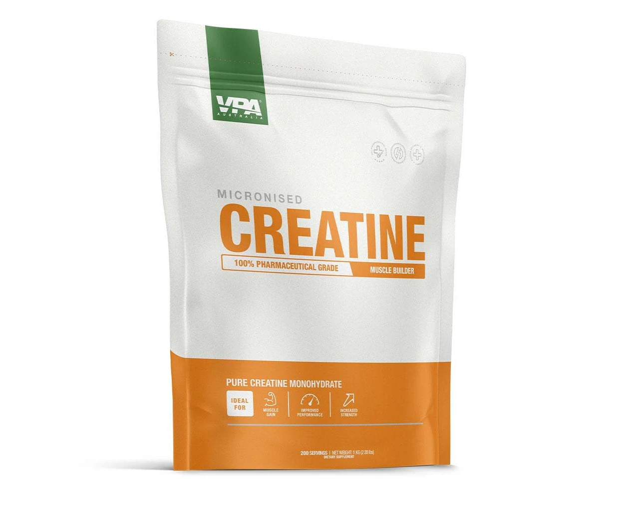 VPA Australia Creatine Monohydrate 1kg bag