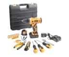 MasterSpec  47PCs 12V Lithium Cordless Drill with 2 Batteries 9