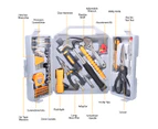 100PCs Household Hand Tool Set Utility Kit Hammer Plier Scissor Knife Screwdriver