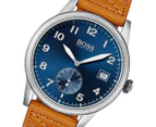 Hugo Boss Men's 44mm Legacy Classic Leather Watch - Blue