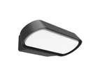 Glans Exterior LED Surface Mounted Wall Lights IP65 Dark Grey Small