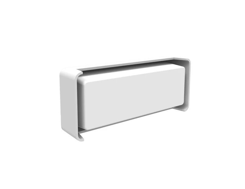 Heka LED Exterior Surface Mounted Wall Lights IP65 White