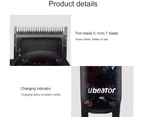 Ubeator Professional Beard T-Blade Cordless Lithium Polimer USB Rechargeable Trimmer