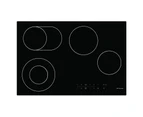 Domain Ceramic Glass Electric Cooktop with Touch Controls - 770mm