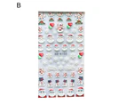 Nail Sticker Non-Fading 5D Effect DIY Christmas Stickers Nail Art Charms Snowflake Sliders Decoration for Manicure-B