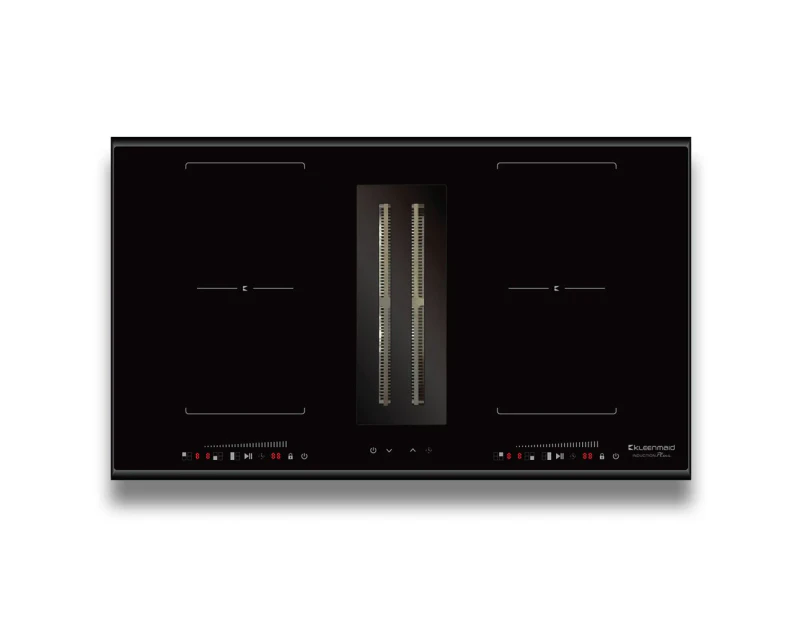 Kleenmaid Induction Electric Cooktop/Hood w/Integrated Down Draft Extractor 90cm