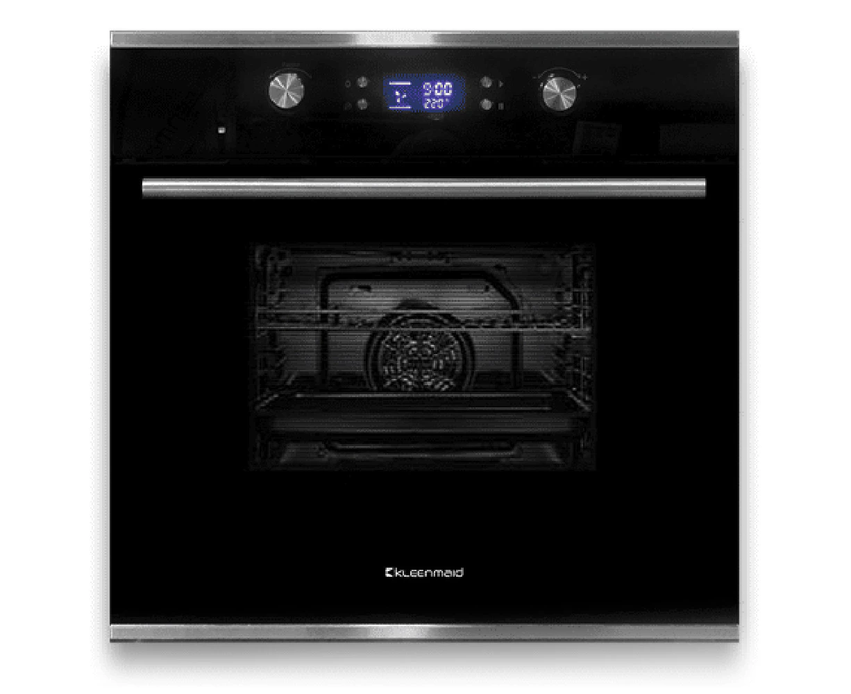 Kleenmaid 75L Built-In 60cm Multifunction Electric Fan Forced Glass Door Oven