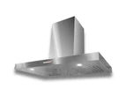 Kleenmaid 600m3/h Wall Mounted Canopy Stainless Steel Kitchen Rangehood 90cm