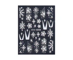 Nail Sticker Snowflake Christmas Tree Nail Design Creative Nail Adhesive Decor Decals for Christmas Party-8